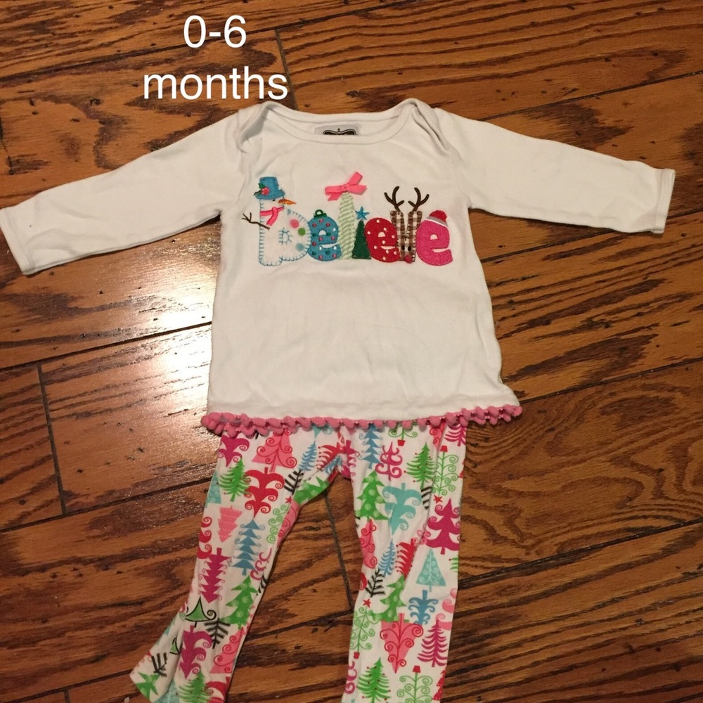 Mud Pie 0-6 Month Christmas Outfit